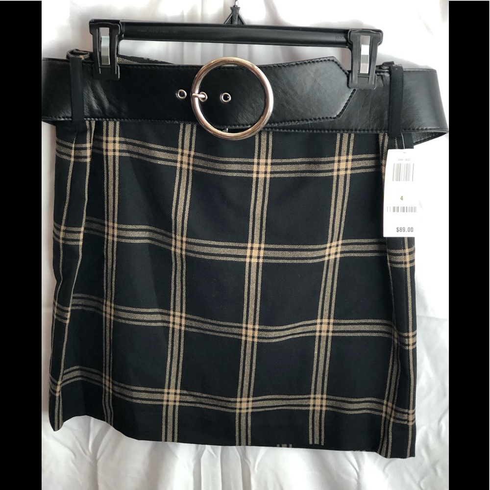 INC plaid skirt NWT